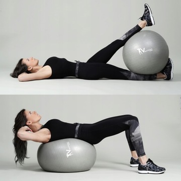 РЕАБИЛИТАЦИОННЫЙ ГИМНАСТИЧЕСКИЙ МЯЧ ДЛЯ УПРАЖНЕНИЙ 75см + НАСОС