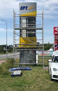 Светодиодный дисплей цен на топливо, ценовой столб, АЗС + УСТАНОВКА ПО ВСЕЙ ПОЛЬШЕ