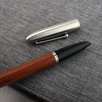 Роскошная деревянная авторучка, деревянные канцелярские принадлежности, школьные принадлежности, каллиграфия