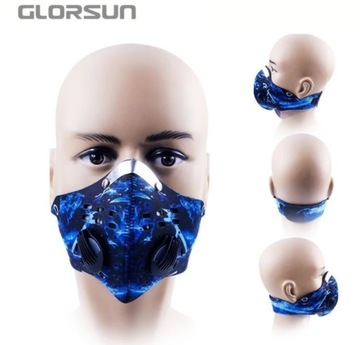 GLORSUN СПОРТИВНАЯ МАСКА АНТИСМОГ