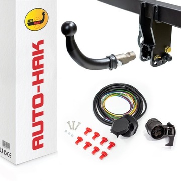 Hak holowniczy WYPINANY TOYOTA COROLLA E12 3/5D 02-07+13PIN