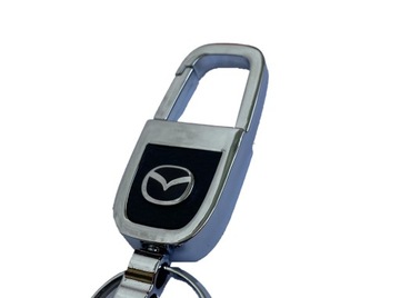 BRELOK DO KLUCZY MAZDA BRELOCZEK METAL SKÓRA