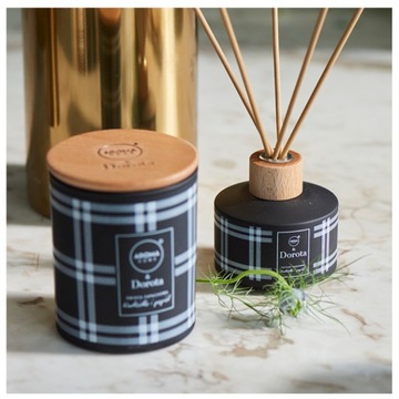 DOROTA SZELĄGOWSKA АРОМАТИЧЕСКАЯ СВЕЧА СВЕЧА С АРОМАТОМ ЛАДАНА И ЗЕЛА