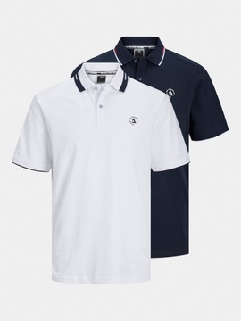 Jack&Jones Komplet 2 koszulek polo Hass 12261538 Kolorowy Standard Fit