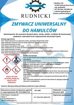 Zmywacz uniwersalny do hamulców 20L