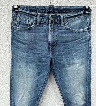 Levis 508 W31 L32 stylowe niebieskie spodnie jeansowe Levi’s strauss