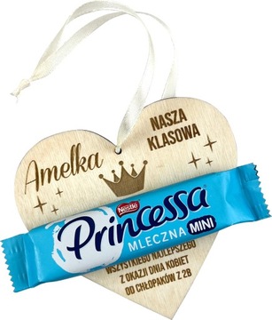 PREZENT NA DZIEŃ KOBIET DZIEWCZYN KOLEŻANEK Z KLASY SERCE PERSONALIZACJA