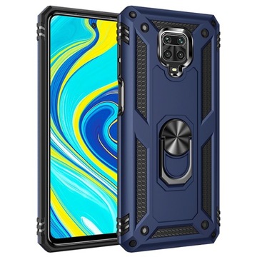 Etui Pancerne Armor plecki z uchwytem ring do Xiaomi Redmi Note 9 Pro