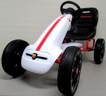 GOKART G6 ABARTH С ПЕДАЛЬЮ, КОЛЕСА ИЗ ПЕНЫ ЭВА, ТОРМОЗ