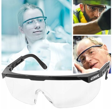 OKULARY OCHRONNE ROBOCZE ANTYODPRYSKOWE GOGLE BHP