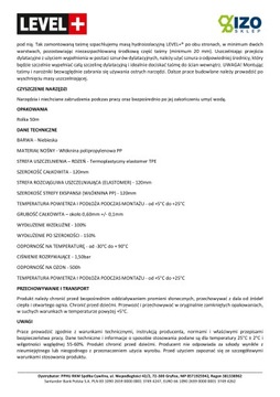 Лента гидроизоляционная 5мб Ванная 120мм B04