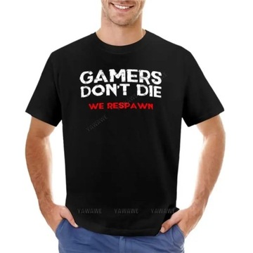 summer fashion tee-shirt men Gamers Don't Die Unisex T-shirt Koszulka