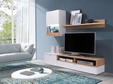 Meble do pokoju małego salonu ścianka ROCO