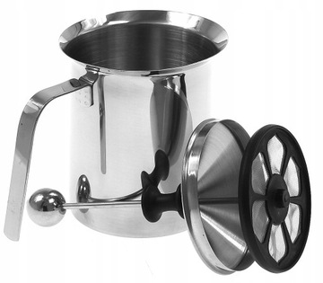 Вспениватель молока, STEEL WHIP, 400 мл, Кружка, Кастрюля