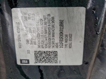 Chevrolet Camaro VI 2019 Chevrolet Camaro 2019r., Camaro LS, w transporcie do Polski 2.0 Benzyna, zdjęcie 11