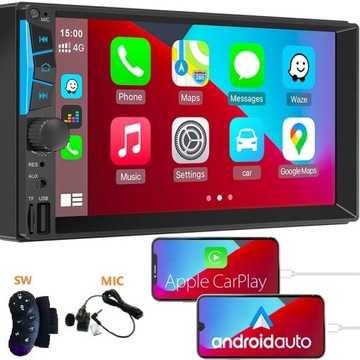 ca7052 SW MC style Odtwarzacz 2din Android Auto Carplay Bluetooth