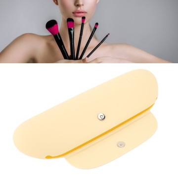 Silikonowa kosmetyczka, pyłoszczelna, z szerokim