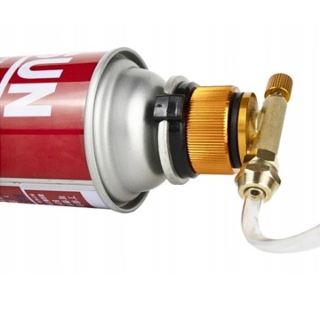 Переходник для заправки баллонов пропаном Прозрачный шланг, 60 см.