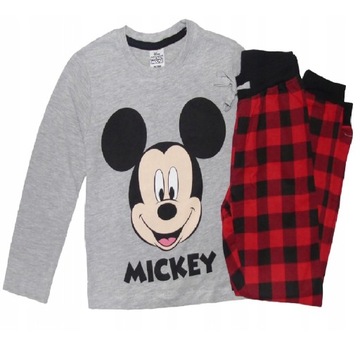 Chłopięca Piżama MYSZKA MICKEY MIKI kratka 122 128