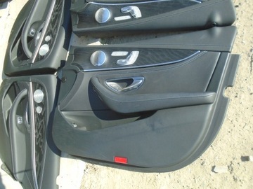 MERCEDES W213 СЕДАН ДВЕРИ БОКОВЫЕ ПЕРЕДНИЕ ЗАДНИЕ ОБИВКА