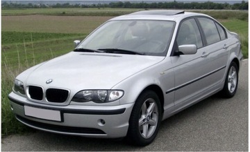 Решетка для почек ЧЕРНАЯ с двойными ребрами BMW 3 E46