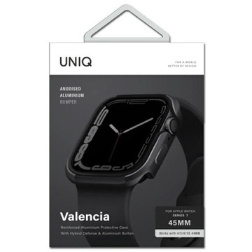 UNIQ etui case Valencia Ramka do Apple Watch 4/5/6/SE/SE2/7/8/9 45/44mm