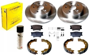 диски, колодки, колодки TOYOTA RAV 4 III, IV ЗАДНИЕ