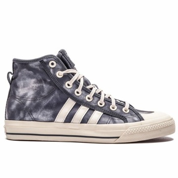 Buty Męskie Adidas Nizza Hi 46 Wysokie Trampki Szare Ombre GX4586 Sneakersy