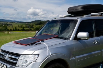 ПОРТАТИВНАЯ СОЛНЕЧНАЯ ФОТОЭЛЕКТРИЧЕСКАЯ ПАНЕЛЬ 110ВТ 12В