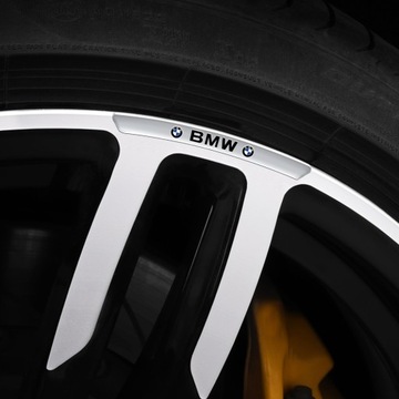 4 наклейки на обод BMW G30 F11 X3 F25 X4 I3 M3