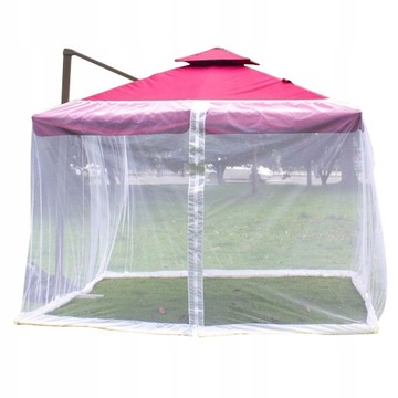 MOSKITIERA NA ZEWNĄTRZ PARASOL PRZENOŚNY3X2.3M