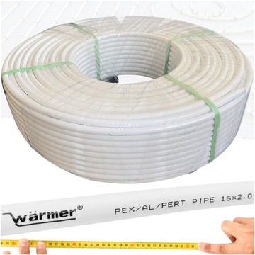 RURA PEX 16 mm do podłogówki - Kup na metry - PEX/AL/PE WARMER 16x2 Alupex