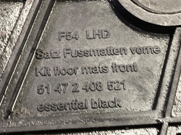 KOBERCE GUMOVÉ KOMPLET 2408521 MINI COUNTRYMAN F60 COOPER 136KM 16-22