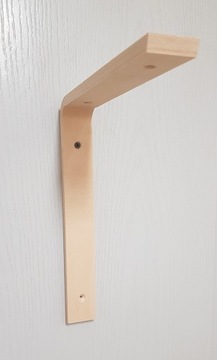 Wspornik bukowy podpórka pod półkę 300x250x40mm