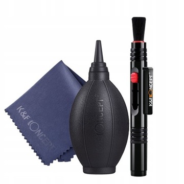 ZESTAW GRUSZKA PĘDZELEK do czyszczenia OBIEKTYWU