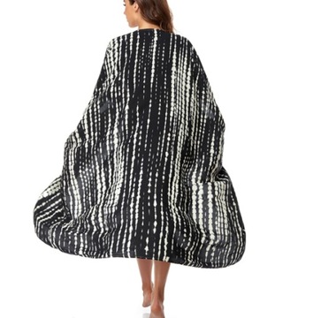 ДЛИННАЯ ТУНИКА ПЛАТЬЕ ПАРЕО С ЗАВЯЗКАМИ СВОБОДНАЯ КЕПКА