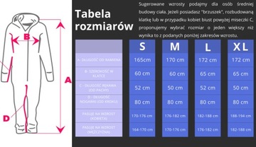 ONESIE kombinezon szlafrok na morsowanie M 170 176