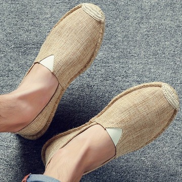 Męskie buty espadryle, codzienne buty wsuwane, wygodne buty do chodzenia