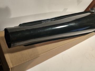Глушитель WSK 125 черный с хомутом, выхлоп WSK 125