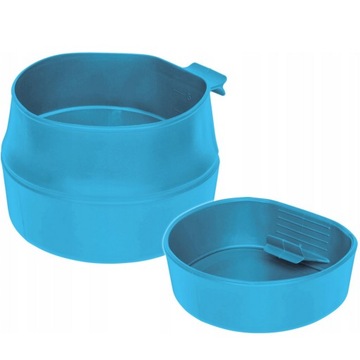 DUŻY SKŁADANY KUBEK TURYSTYCZNY WILDO LARGE OBOZOWY 600 ML LIGHT BLUE
