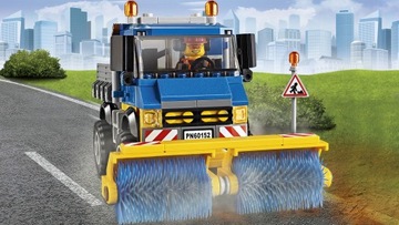 LEGO 60152 CITY Подметальная машина и экскаватор