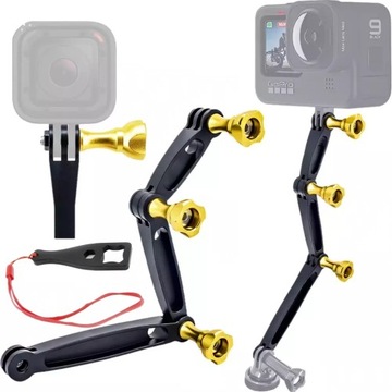 Przeguby Ramiona Uchwyt Ramiona Adapter Akcesoria do GoPro DJI SJCam