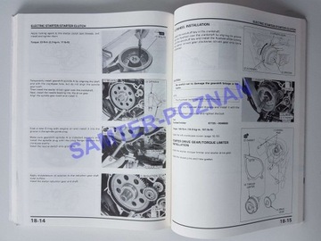 Honda XR 70 R - fabryczna instrukcja napraw 24h