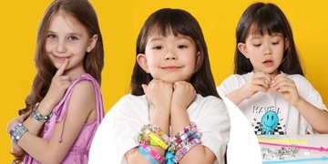 НАБОР БУСИН ДЛЯ ИЗДЕЛИЯ БРАСЛЕТОВ БУКВЫ БРАСЛЕТЫ ПОДАРОК