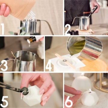 НАБОР ДЛЯ ИЗГОТОВЛЕНИЯ СВЕЧ, СОЕВЫЕ СВЕЧИ, ЦВЕТЫ, ПОДАРОК