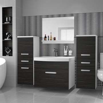 Meble łazienkowe z LUSTREM z UMYWALKĄ