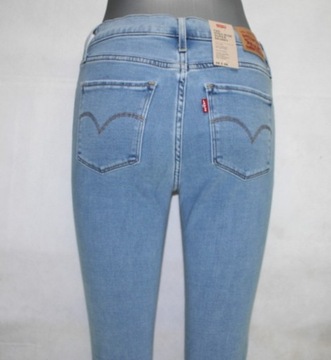 Jeansy Levi's 720 -527970010- rurki z wysokim stanem oryg. Levis - W32/L32