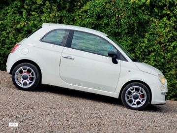 Fiat 500 II Hatchback 3d 1.2 69KM 2009 Fiat 500 biala perelka, bardzo ladny, GWARANCJA 1.2 Benzyna 69KM, zdjęcie 18