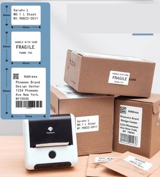 ТЕРМОПРИНТЕР PHOMEMO ДЛЯ БЕСПРОВОДНЫХ ЭТИКЕТОК