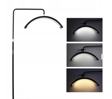 Lampa Kosmetyczna Moon do Przedłużania Rzęs LED Bezcieniowa Stojąca 50 W